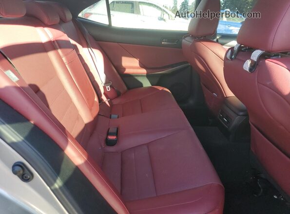JTHGZ1E23L5017756 2020 LEXUS IS Silver Rear seats view