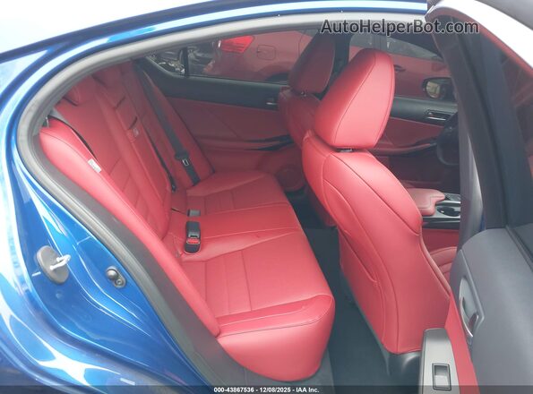 JTHGZ1E23S5039724 2025 LEXUS IS 350 Blue Vista de la etiqueta del VIN