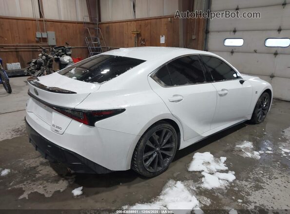 JTHGZ1E24M5019615 2021 LEXUS IS 350 White უკანა მარჯვენა