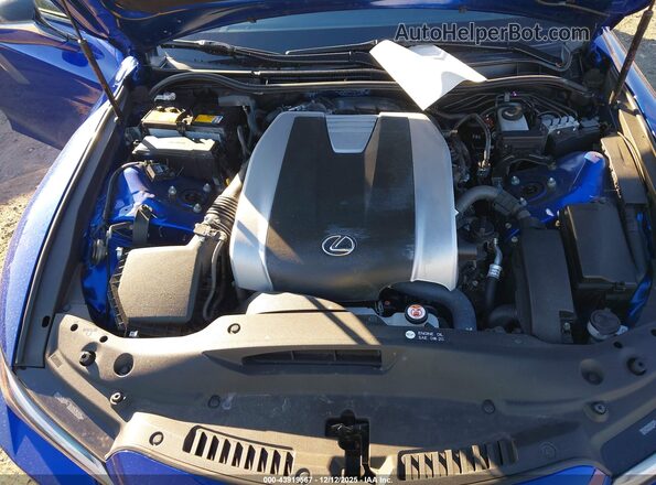 JTHGZ1E29N5025895 2022 LEXUS IS 350 Blue Հետևի տեսք