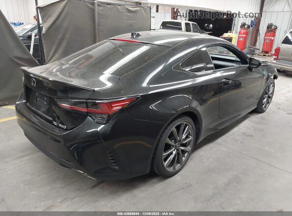 JTHGZ5BC0N5026504 2022 LEXUS RC 350 Black Задня права чверть