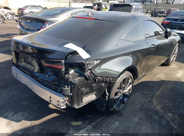 JTHGZ5BC6N5025003 2022 LEXUS RC 350 Black Задня права чверть