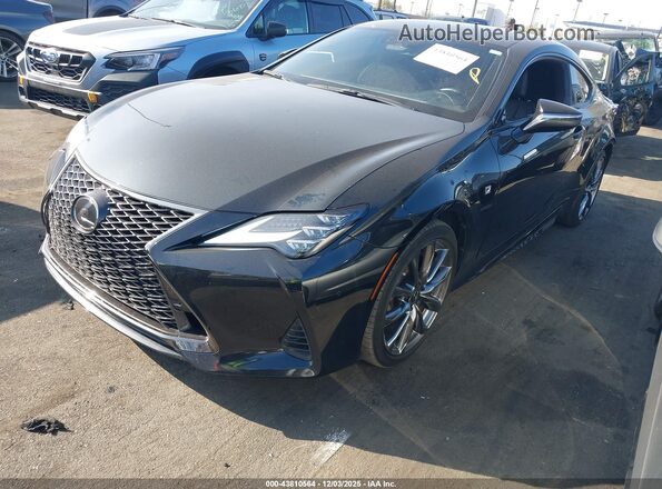 JTHGZ5BC6N5025003 2022 LEXUS RC 350 Black Передня ліва чверть