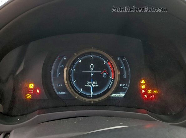 JTHHA5BC0G5000922 2016 LEXUS RC Белый Вид щитка приборов