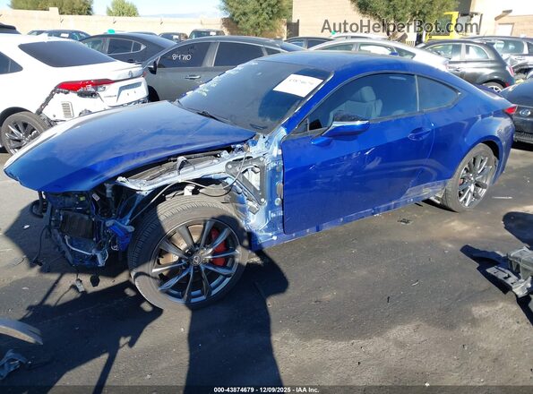 JTHHA5BC0K5009984 2019 LEXUS RC 300 Blue Передня ліва чверть