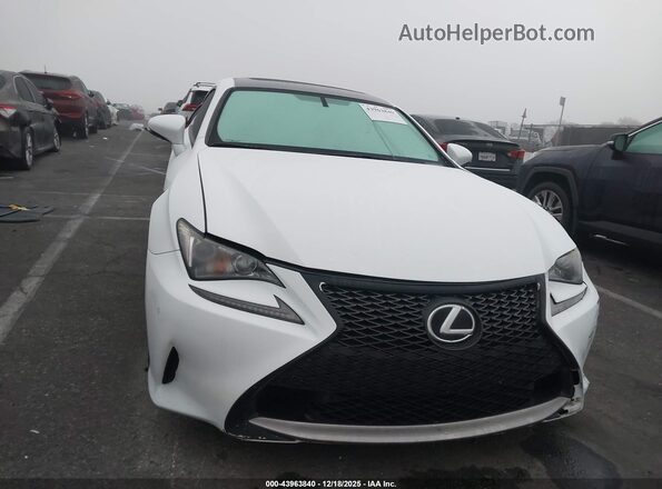JTHHA5BC1G5002856 2016 LEXUS RC 200T White ხელსაწყოთა პანელის ხედი