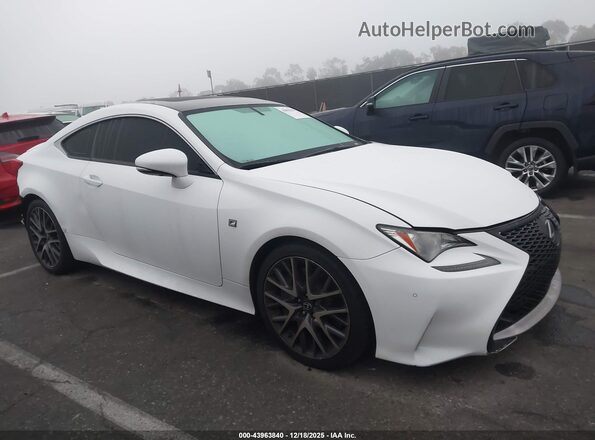 JTHHA5BC1G5002856 2016 LEXUS RC 200T White უკანა სალონის ხედი