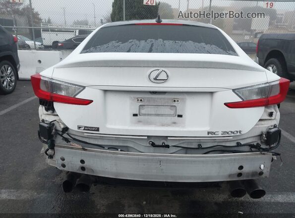 JTHHA5BC1G5002856 2016 LEXUS RC 200T White წინა ხედი