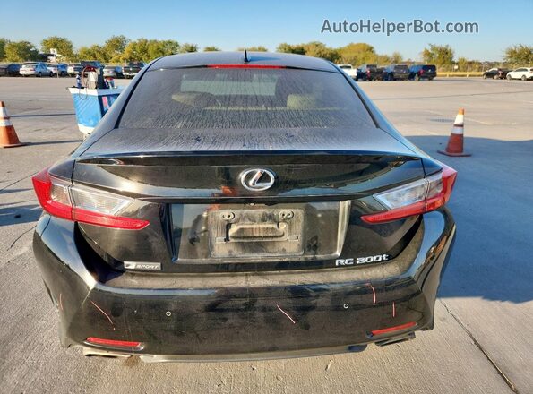 JTHHA5BC1G5003134 2016 LEXUS RC Black Rear view