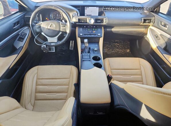 JTHHA5BC1G5003134 2016 LEXUS RC Black Dashboard view