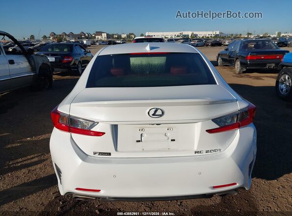 JTHHA5BC2H5005914 2017 LEXUS RC 200T White 
