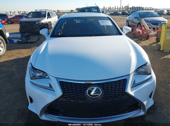 JTHHA5BC2H5005914 2017 LEXUS RC 200T White Սարքավորումների վահանակի տեսք