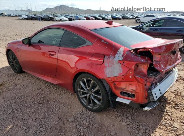 JTHHA5BC2K5008917 2019 LEXUS RC Red Задня ліва чверть