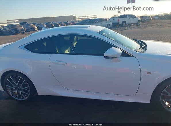 JTHHA5BC4H5006661 2017 LEXUS RC 200T White Widok wnętrza z tyłu