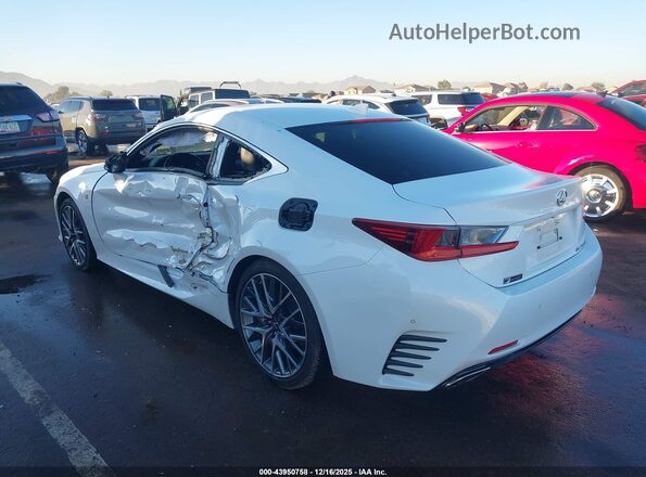 JTHHA5BC4H5006661 2017 LEXUS RC 200T White Tył lewy
