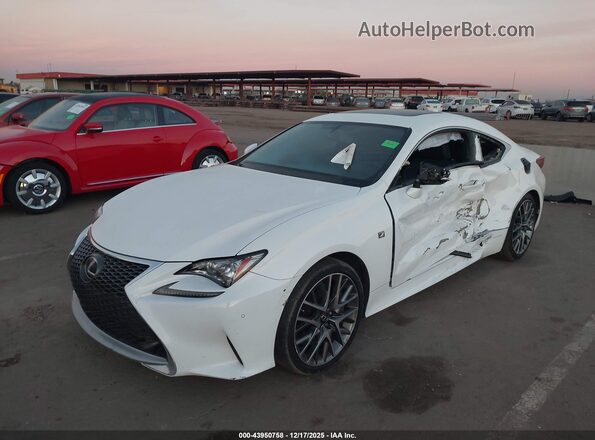 JTHHA5BC4H5006661 2017 LEXUS RC 200T White Przód lewy
