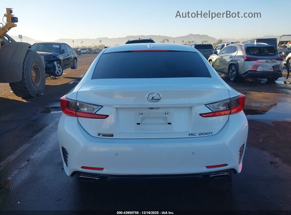 JTHHA5BC4H5006661 2017 LEXUS RC 200T White 