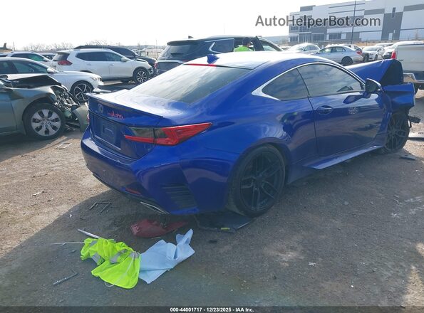 JTHHA5BC7G5002196 2016 LEXUS RC 200T Blue Trasero derecho