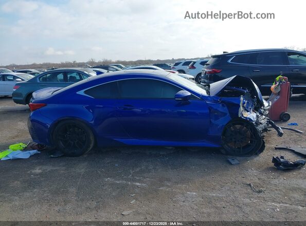 JTHHA5BC7G5002196 2016 LEXUS RC 200T Blue Vista interior trasera