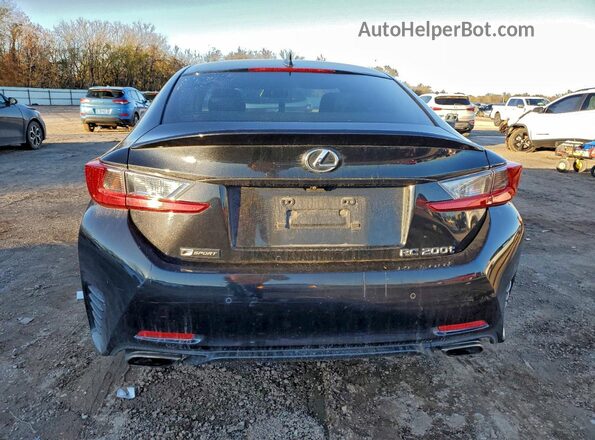 JTHHA5BC8H5006226 2017 LEXUS RC Black Vista trasera
