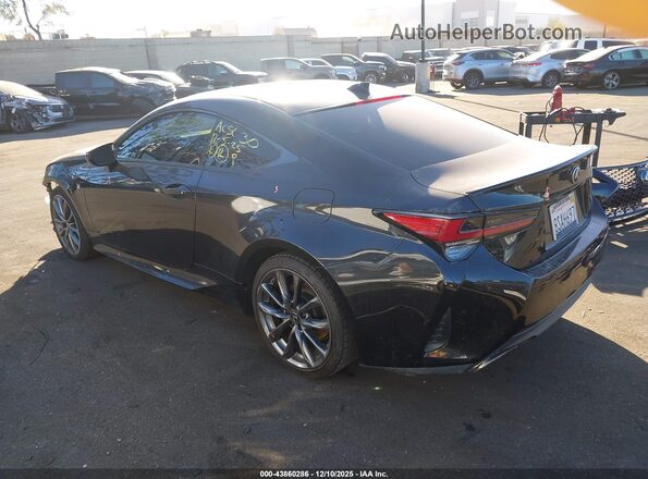 JTHHA5BC8K5010400 2019 LEXUS RC 300 Black Rear left