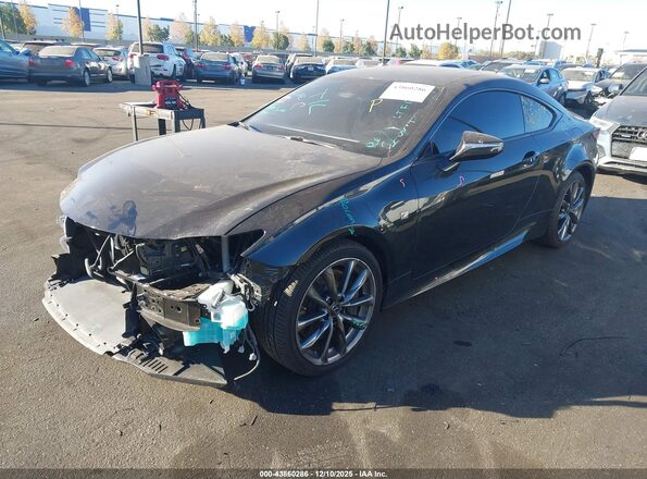 JTHHA5BC8K5010400 2019 LEXUS RC 300 Black Front left