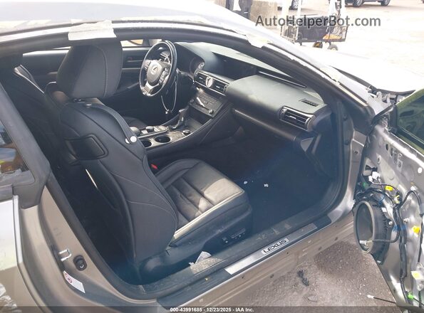 JTHHA5BC9H5004873 2017 LEXUS RC 200T Gray Widok wnętrza z przodu