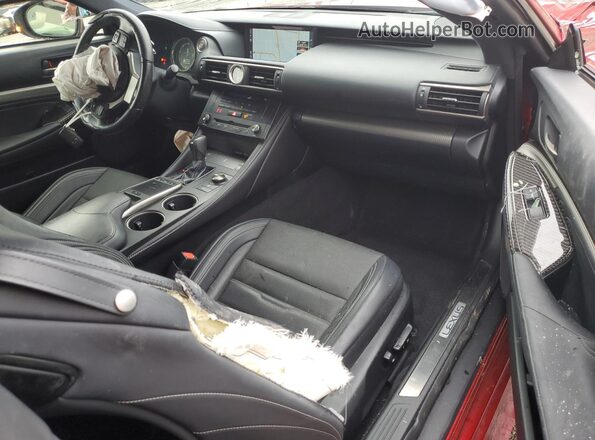 JTHHA5BCXJ5008808 2018 LEXUS RC Red Առջևի վահանակի տեսք