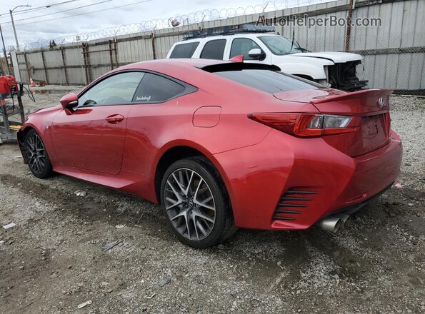 JTHHA5BCXJ5008808 2018 LEXUS RC Red Հետևի ձախ