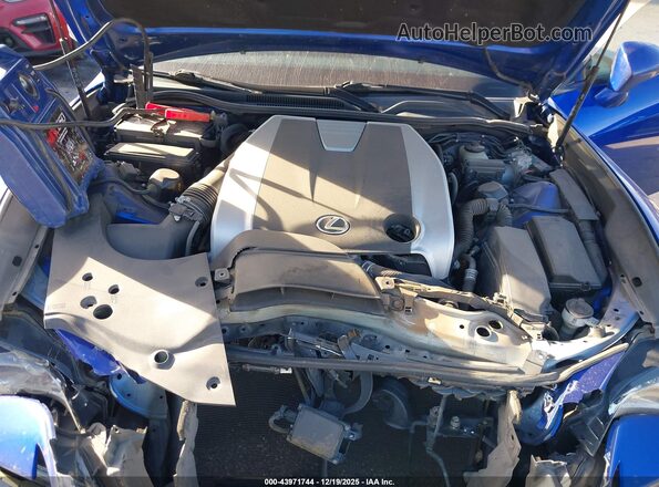 JTHHE5BC3G5013698 2016 LEXUS RC 350 Blue Rear view