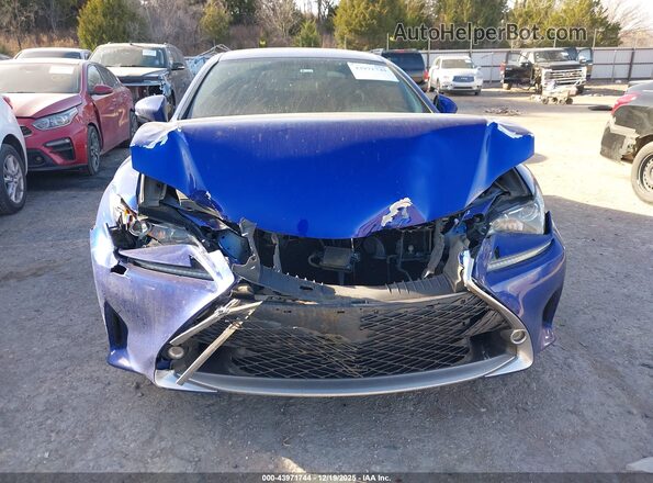 JTHHE5BC3G5013698 2016 LEXUS RC 350 Blue Instrument cluster view