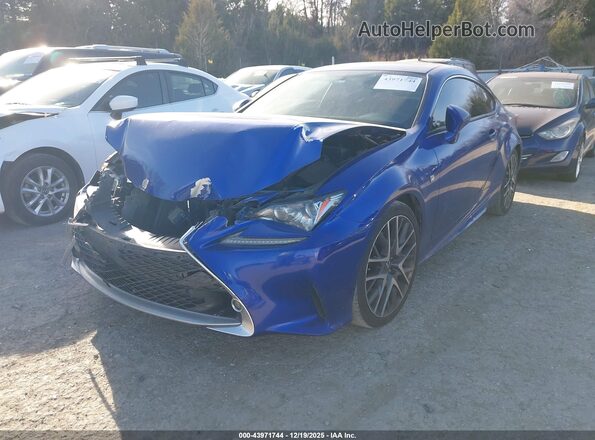 JTHHE5BC3G5013698 2016 LEXUS RC 350 Blue Front left