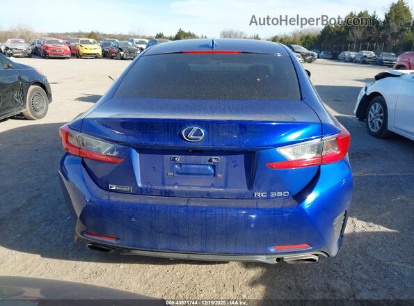 JTHHE5BC3G5013698 2016 LEXUS RC 350 Blue 