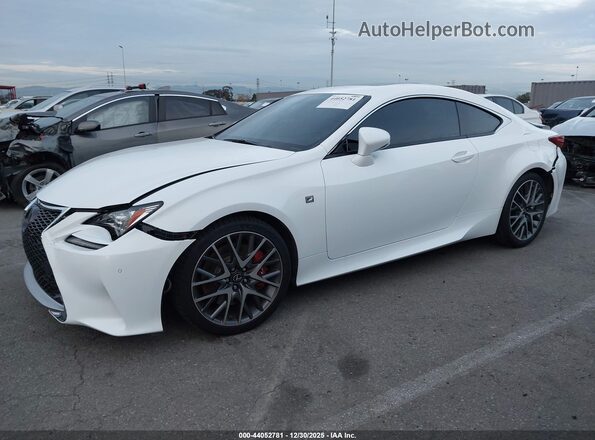 JTHHE5BC4H5015879 2017 LEXUS RC 350 White Front left