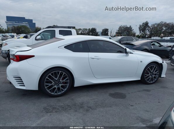 JTHHE5BC4H5015879 2017 LEXUS RC 350 White Rear interior view
