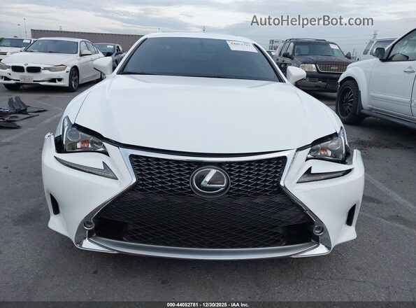 JTHHE5BC4H5015879 2017 LEXUS RC 350 White Instrument cluster view