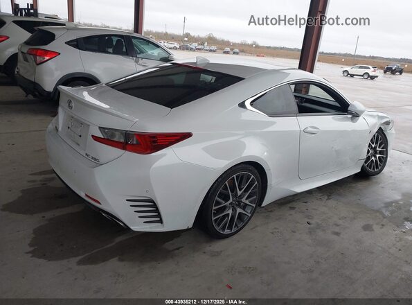 JTHHE5BC5H5016569 2017 LEXUS RC 350 White უკანა მარჯვენა