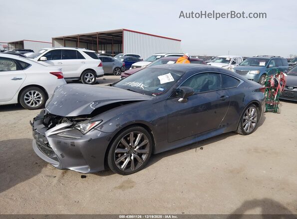 JTHHE5BC6G5012576 2016 LEXUS RC 350 Gray Առջևի ձախ երեք քառորդ տեսարան