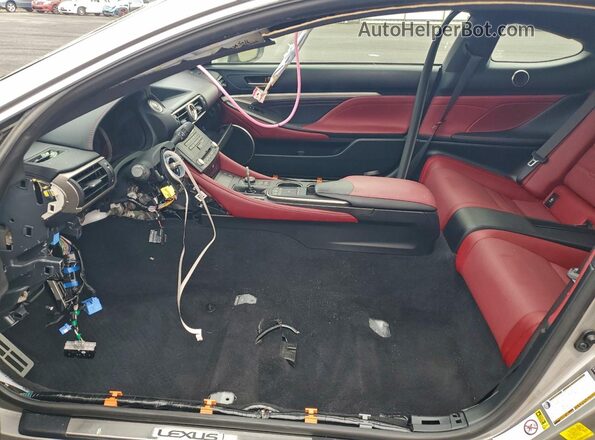JTHHE5BC6G5014411 2016 LEXUS RC Серый Вид салона спереди