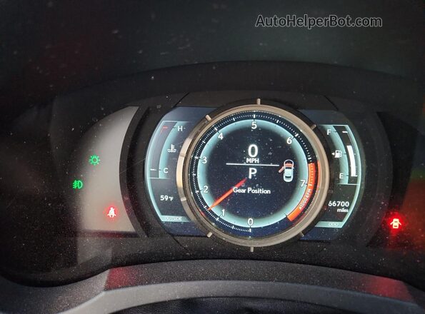 JTHHE5BC7G5014451 2016 LEXUS RC Red Instrument cluster view