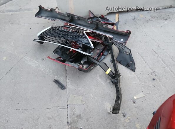JTHHE5BC7G5014451 2016 LEXUS RC Red Engine compartment view