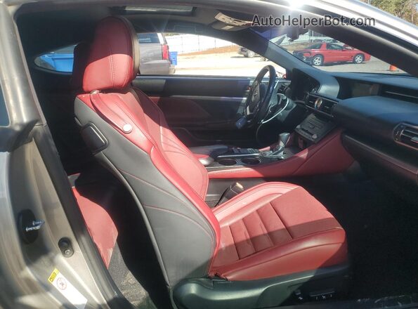 JTHHE5BC9G5014600 2016 LEXUS RC Silver Rear seats view