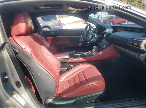 JTHHE5BC9G5014600 2016 LEXUS RC Silver Front interior view