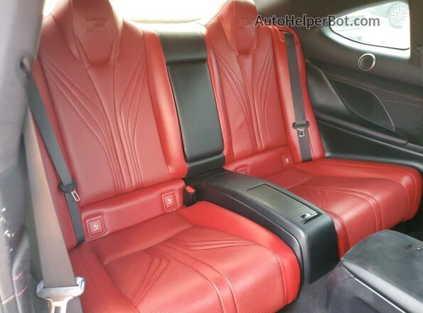 JTHHP5BC2H5005815 2017 LEXUS RC-F White Vista de los asientos traseros
