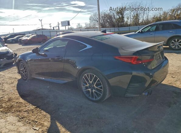 JTHHZ5BC3J5019027 2018 LEXUS RC Charcoal Trasero izquierdo