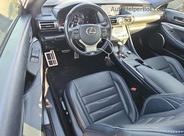 JTHHZ5BC4K5021600 2019 LEXUS RC Silver Widok deski rozdzielczej