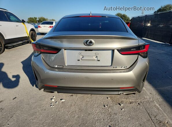 JTHHZ5BC4K5021600 2019 LEXUS RC Silver Widok z tyłu