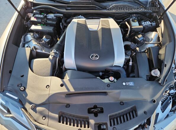JTHHZ5BC4K5021600 2019 LEXUS RC Silver Widok wnętrza z tyłu
