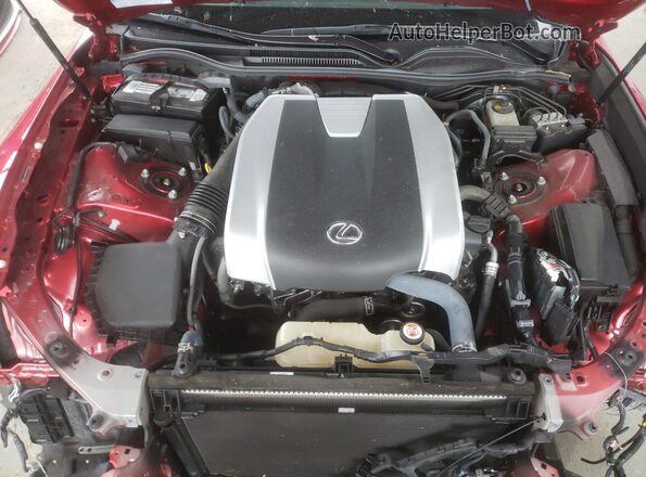 JTHHZ5BC9K5019521 2019 LEXUS RC Red Widok wnętrza z tyłu