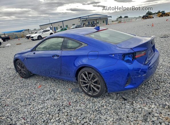 JTHHZ5BC9K5021642 2019 LEXUS RC Blue Trasero izquierdo
